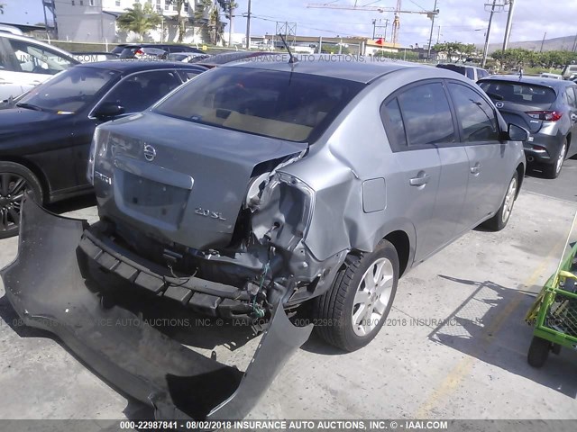 3N1AB61E47L603304 - 2007 NISSAN SENTRA 2.0/2.0S/2.0SL GRAY photo 4