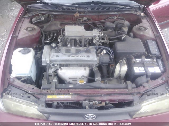 JT2AE09B8R0055814 - 1994 TOYOTA COROLLA LE/DX 红色 照片 10