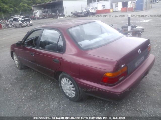 JT2AE09B8R0055814 - 1994 TOYOTA COROLLA LE/DX RED photo 3