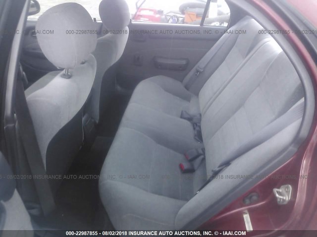 JT2AE09B8R0055814 - 1994 TOYOTA COROLLA LE/DX RED photo 8