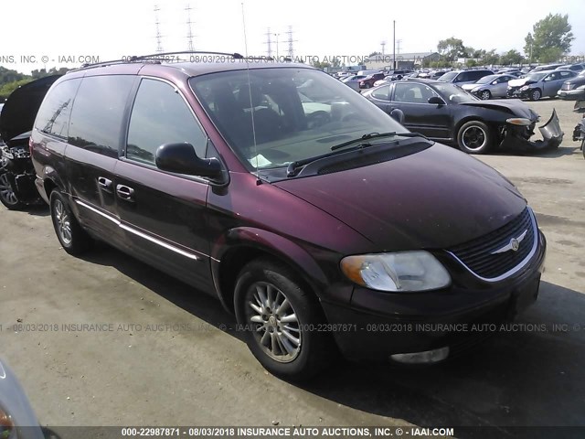 2C8GP64L33R119428 - 2003 CHRYSLER TOWN & COUNTRY LIMITED BURGUNDY photo 1