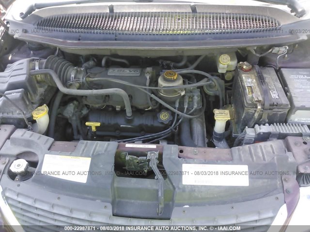 2C8GP64L33R119428 - 2003 CHRYSLER TOWN & COUNTRY LIMITED BURGUNDY photo 10