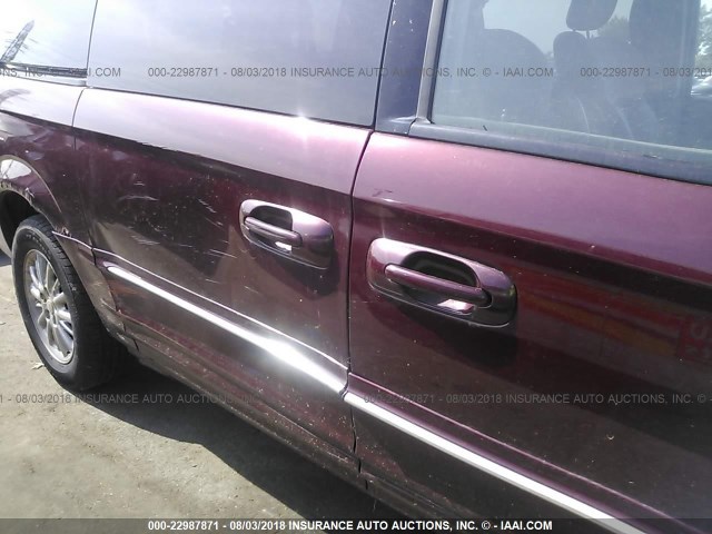 2C8GP64L33R119428 - 2003 CHRYSLER TOWN & COUNTRY LIMITED BURGUNDY photo 6