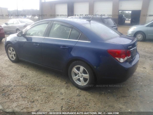 1G1PC5SB6D7216877 - 2013 CHEVROLET CRUZE LT BLUE photo 3