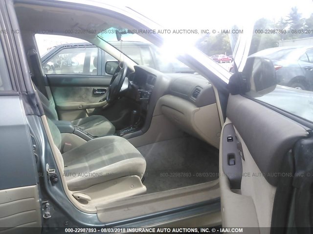 4S3BH675XY7663522 - 2000 SUBARU LEGACY OUTBACK AWP 青色 照片 5