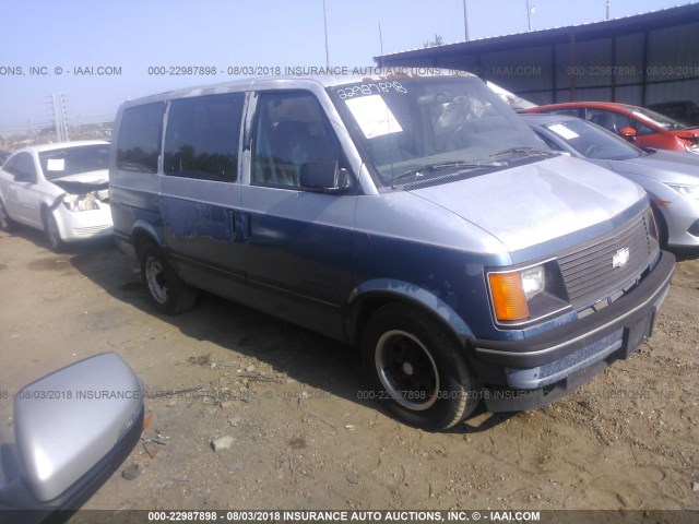1GNDM19Z4MB179836 - 1991 CHEVROLET ASTRO BLUE photo 1