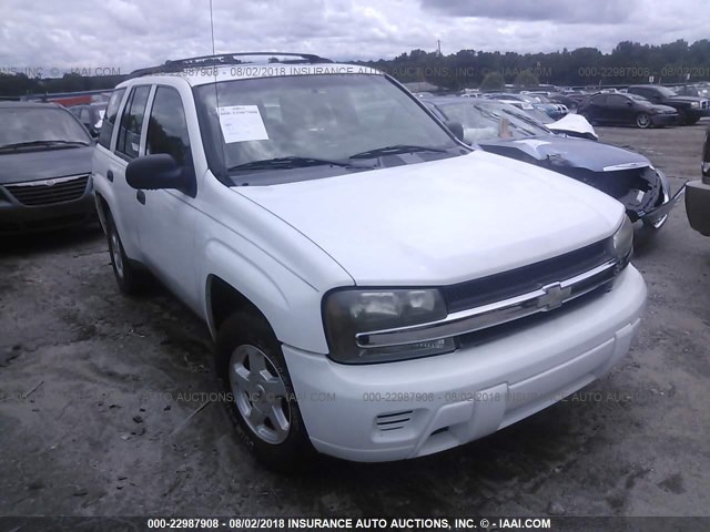 1GNDS13S322229351 - 2002 CHEVROLET TRAILBLAZER  WHITE photo 1