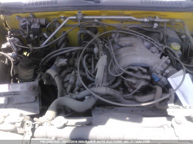 5N1ED28T71C526898 - 2001 NISSAN XTERRA XE/SE YELLOW photo 10