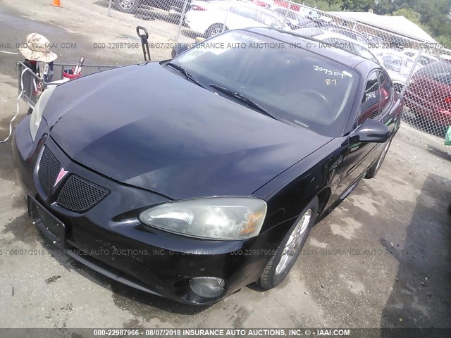 2G2WR554961293004 - 2006 PONTIAC GRAND PRIX GT BLACK photo 2