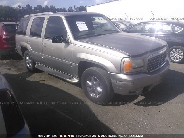 1GYEK63R4YR227268 - 2000 CADILLAC ESCALADE LUXURY ოქროსფერი ფოტო 1