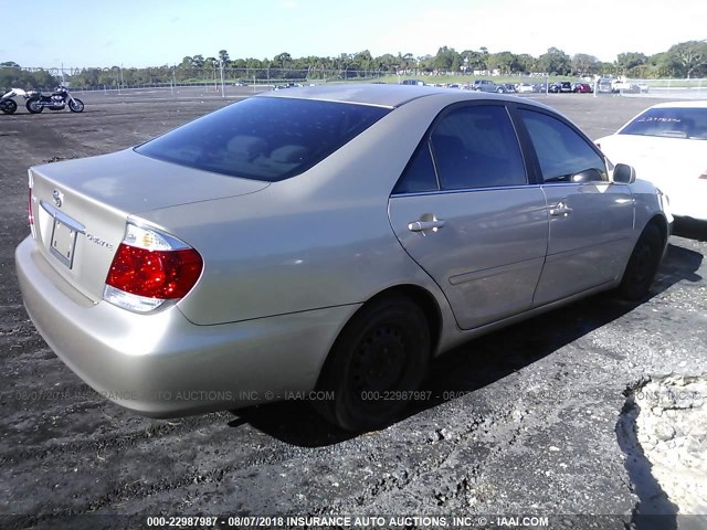 4T1BE32K26U727213 - 2006 TOYOTA CAMRY LE/XLE/SE Qızıl foto 4