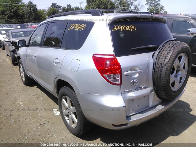 JTMZD31VX66004909 - 2006 TOYOTA RAV4 LIMITED SILVER photo 3