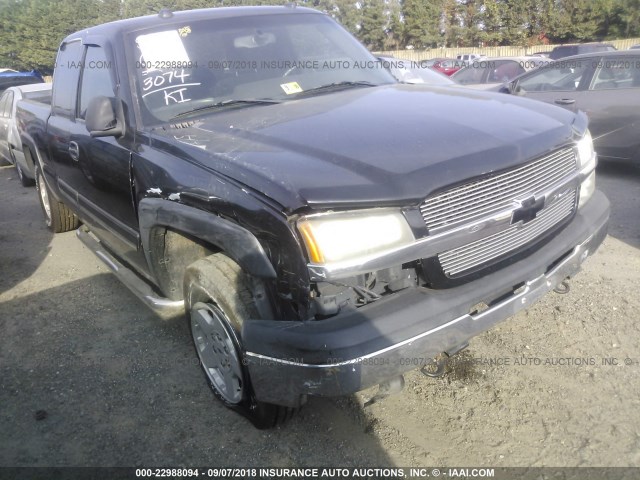 2GCEK19T341156806 - 2004 CHEVROLET SILVERADO K1500 BLACK photo 6