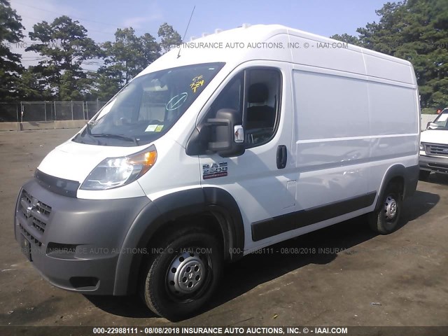 3C6TRVCG6FE511227 - 2015 RAM PROMASTER 2500 2500 HIGH WHITE photo 2