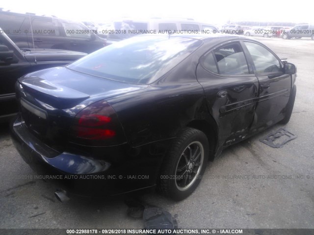 2G2WP552861274755 - 2006 PONTIAC GRAND PRIX BLACK photo 4