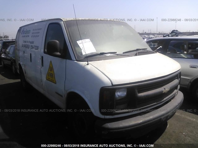 1GCHG35R611149225 - 2001 CHEVROLET EXPRESS G3500  WHITE photo 1