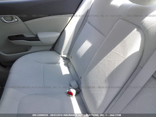 2HGFB2F68CH553587 - 2012 HONDA CIVIC HF WHITE photo 8