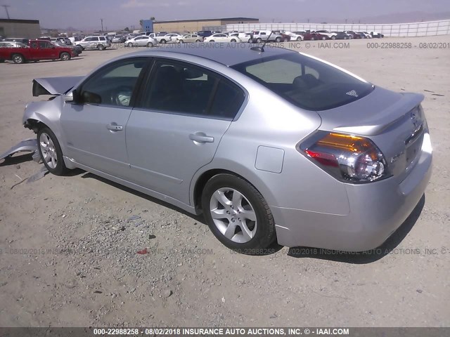 1N4CL21EX9C145218 - 2009 NISSAN ALTIMA HYBRID SILVER photo 3