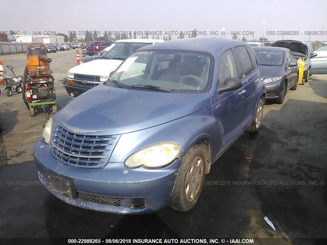 3A4FY58B76T341472 - 2006 CHRYSLER PT CRUISER TOURING BLUE photo 2