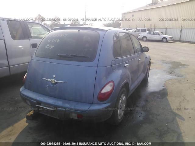 3A4FY58B76T341472 - 2006 CHRYSLER PT CRUISER TOURING BLUE photo 4