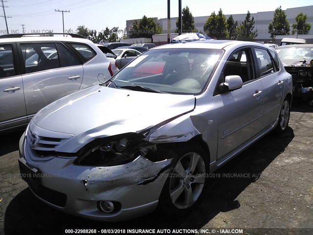 JM1BK344261523427 - 2006 MAZDA 3 HATCHBACK SILVER photo 2