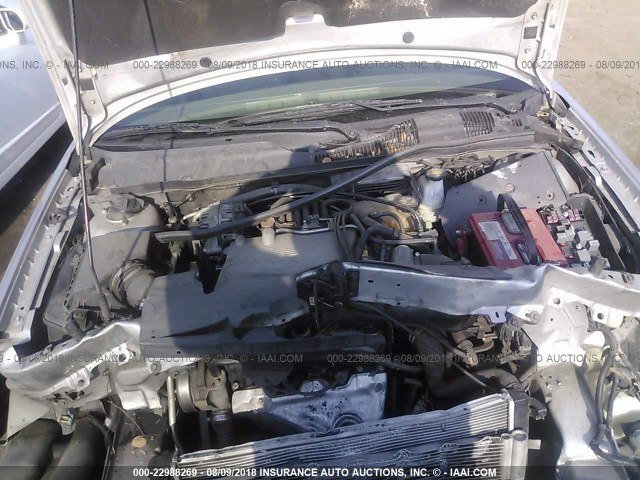 1G1ZT62825F185394 - 2005 CHEVROLET MALIBU MAXX LS SILVER photo 10