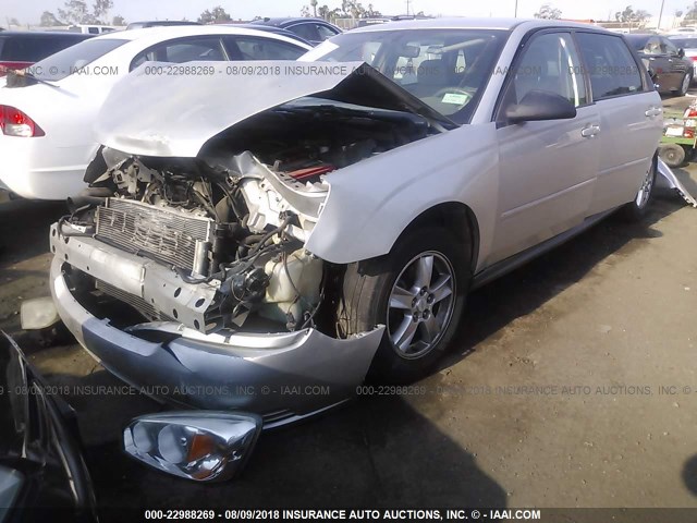 1G1ZT62825F185394 - 2005 CHEVROLET MALIBU MAXX LS SILVER photo 2