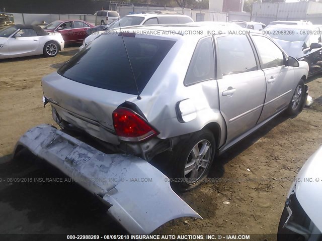1G1ZT62825F185394 - 2005 CHEVROLET MALIBU MAXX LS SILVER photo 4
