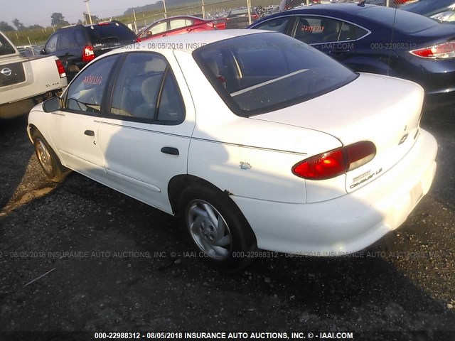 1G1JF5242W7143458 - 1998 CHEVROLET CAVALIER LS WHITE photo 3