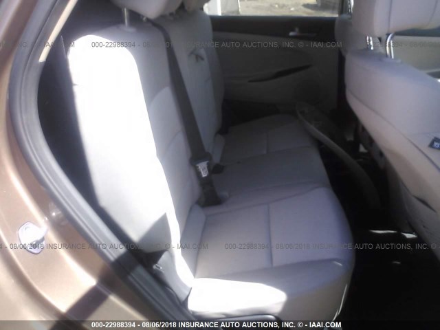 KM8J33A49HU484930 - 2017 HYUNDAI TUCSON LIMITED/SPORT AND ECO/SE BROWN photo 8