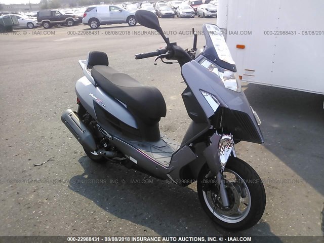 RFBT9H153AB210225 - 2010 KYMCO USA INC YAGER 300I GRAY photo 1