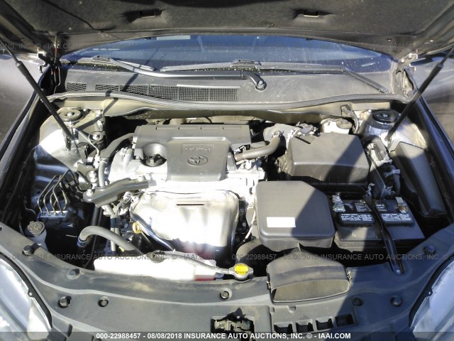 4T1BF1FK0FU986567 - 2015 TOYOTA CAMRY LE/XLE/SE/XSE 灰色 照片 10