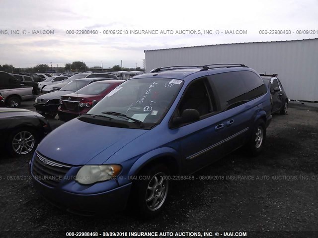 2A4GP54L97R207072 - 2007 CHRYSLER TOWN & COUNTRY TOURING BLUE photo 2