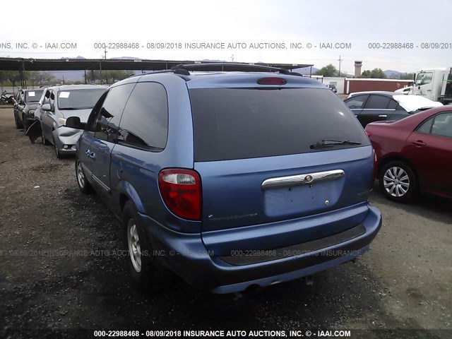 2A4GP54L97R207072 - 2007 CHRYSLER TOWN & COUNTRY TOURING BLUE photo 3