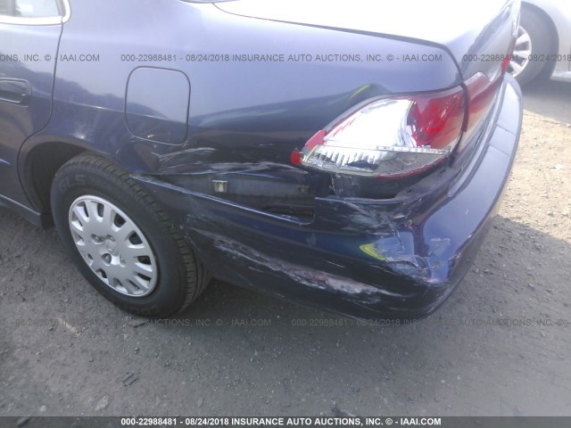 1HGCF86602A049431 - 2002 HONDA ACCORD VALUE BLUE photo 6