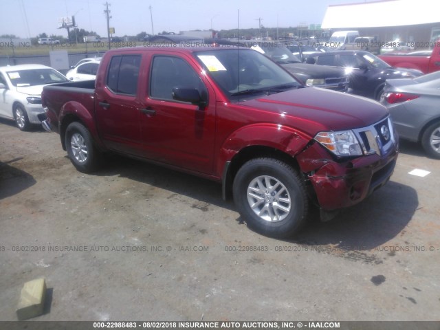 1N6AD0EV8JN759994 - 2018 NISSAN FRONTIER S/SV/SL/PRO-4X RED photo 1