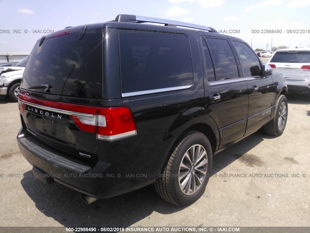 5LMJJ2HT7FEJ02430 - 2015 LINCOLN NAVIGATOR BLACK photo 4