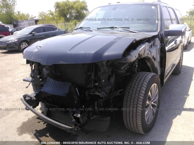 5LMJJ2HT7FEJ02430 - 2015 LINCOLN NAVIGATOR BLACK photo 6