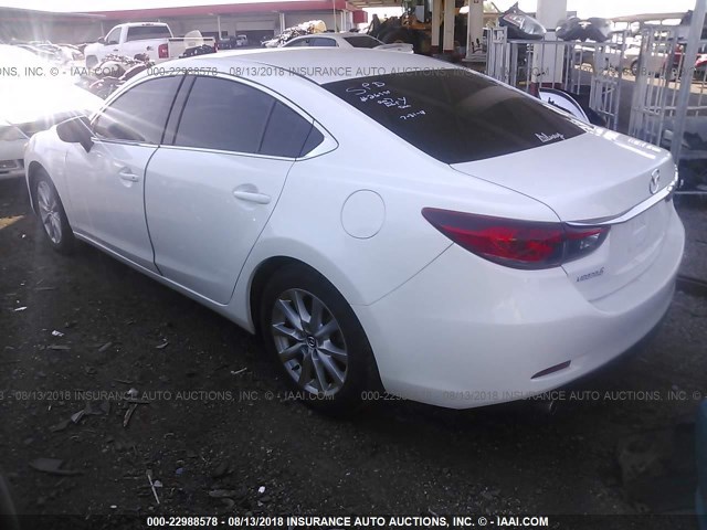 JM1GJ1U62F1166474 - 2015 MAZDA 6 SPORT WHITE photo 3