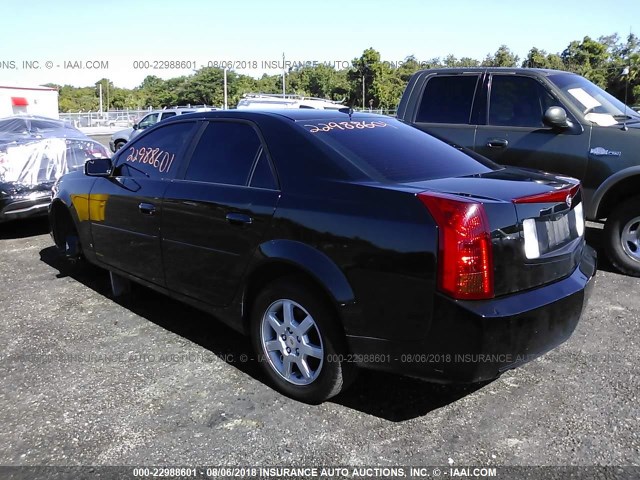 1G6DM57T870159705 - 2007 CADILLAC CTS BLACK photo 3