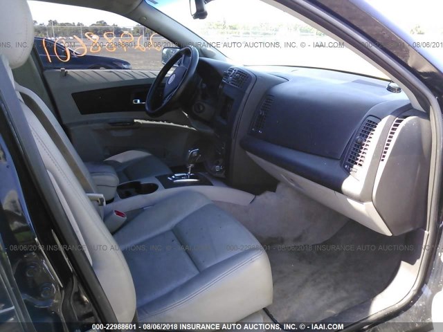 1G6DM57T870159705 - 2007 CADILLAC CTS BLACK photo 5