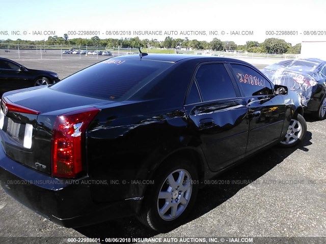 1G6DM57T870159705 - 2007 CADILLAC CTS BLACK photo 6
