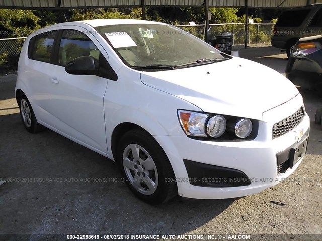 1G1JA6SHXG4152659 - 2016 CHEVROLET SONIC LS 白色 照片 1