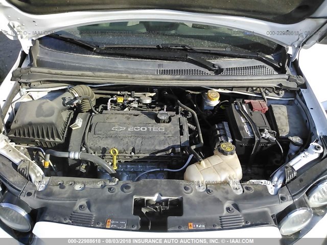 1G1JA6SHXG4152659 - 2016 CHEVROLET SONIC LS 白色 照片 10