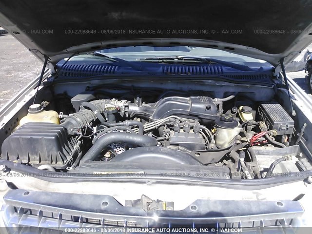 1FMZU73K54UB11042 - 2004 FORD EXPLORER XLT/XLT SPORT/NBX 银色 照片 10