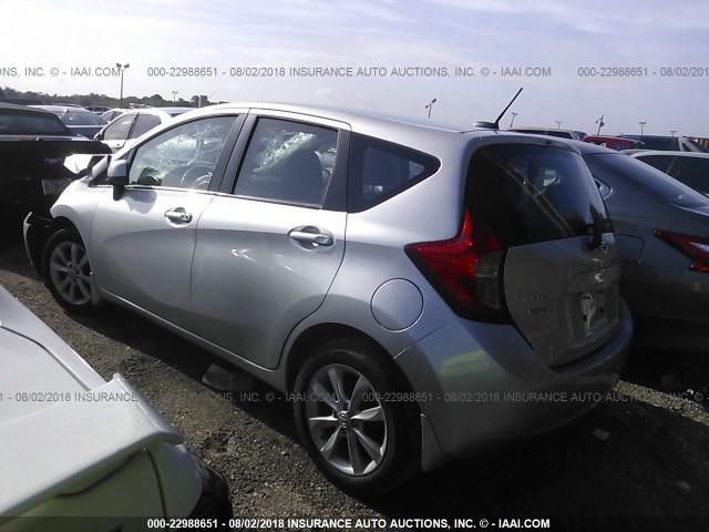 3N1CE2CP0EL427193 - 2014 NISSAN VERSA NOTE S/S PLUS/SV/SL SILVER photo 3