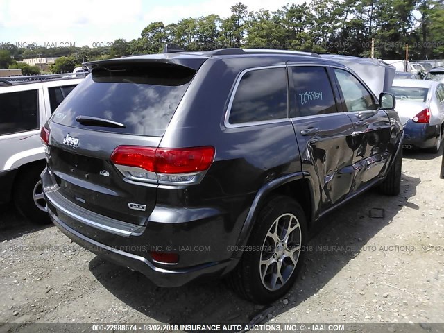 1C4RJFBG9JC378951 - 2018 JEEP GRAND CHEROKEE LIMITED GRAY photo 4