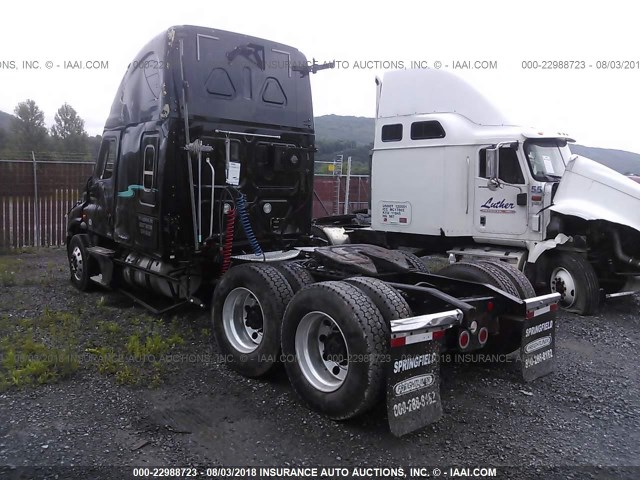 3AKJGLD58FSFN2702 - 2015 FREIGHTLINER CASCADIA 125  BLACK photo 3