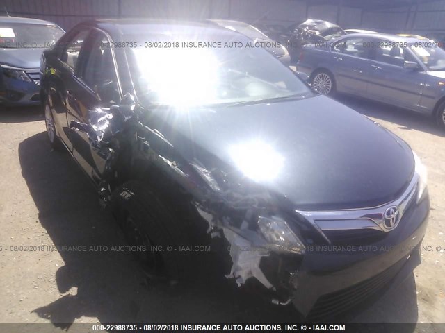 4T4BF1FK6ER397740 - 2014 TOYOTA CAMRY L/SE/LE/XLE მუქი ლურჯი ფოტო 1