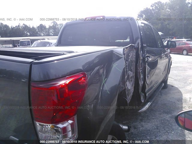 5TFHW5F19BX177283 - 2011 TOYOTA TUNDRA CREWMAX LIMITED GRAY photo 6